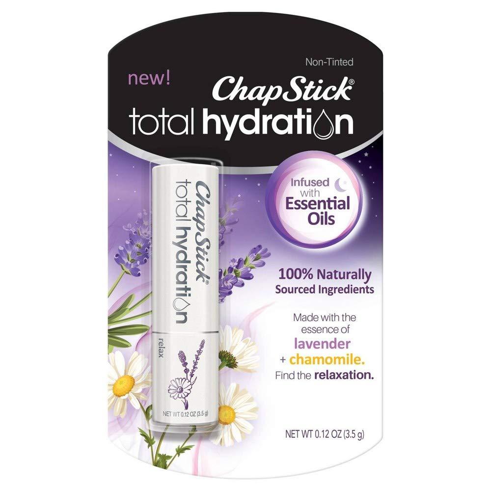 Chapstick Total Hydration Essential Oils Lip Balm - Relax - 0.12oz (Pack of 4) - BeesActive Australia
