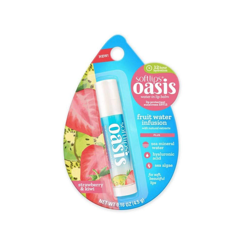 Softlips Oasis Lip Balm - Strawberry Kiwi - 0.15oz (Pack of 6) - BeesActive Australia