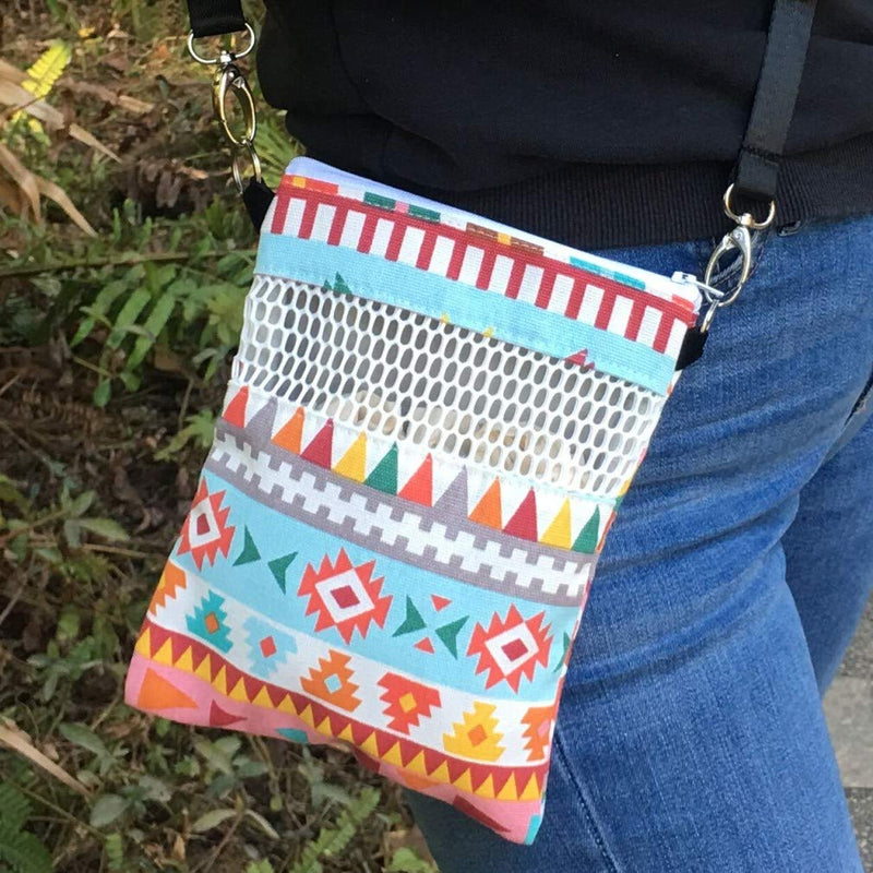 KINTOR Sugar Glider Bonding Pouch Carry for Rat Hedgehog Small Pocket Pets Pink Ethnic 8.7x6.3inch - BeesActive Australia