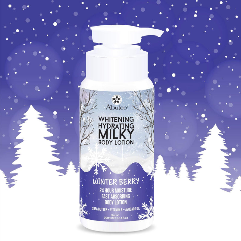 ARBUTEE | Winter Berry Hydrating Milky Body Lotion-24 Hour Moisture Fast absorbing with Shea Butter Vitamin E and Avocado Oil (1 Bottle, winter berry) (1 Bottle) - BeesActive Australia