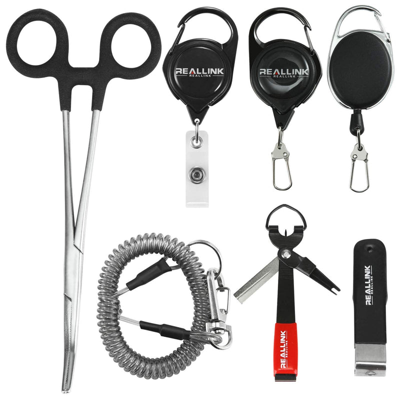 Fly Fishing Tools Kit and Accessories Combo Kits, Fishing Quick Nail Knot Tying Tool, Hook Remover Forceps and Pliers, Stainless Steel Salmon and Trout Multiple Fishing Set Gear Tool Assortment 7 in 1 Combo - BeesActive Australia