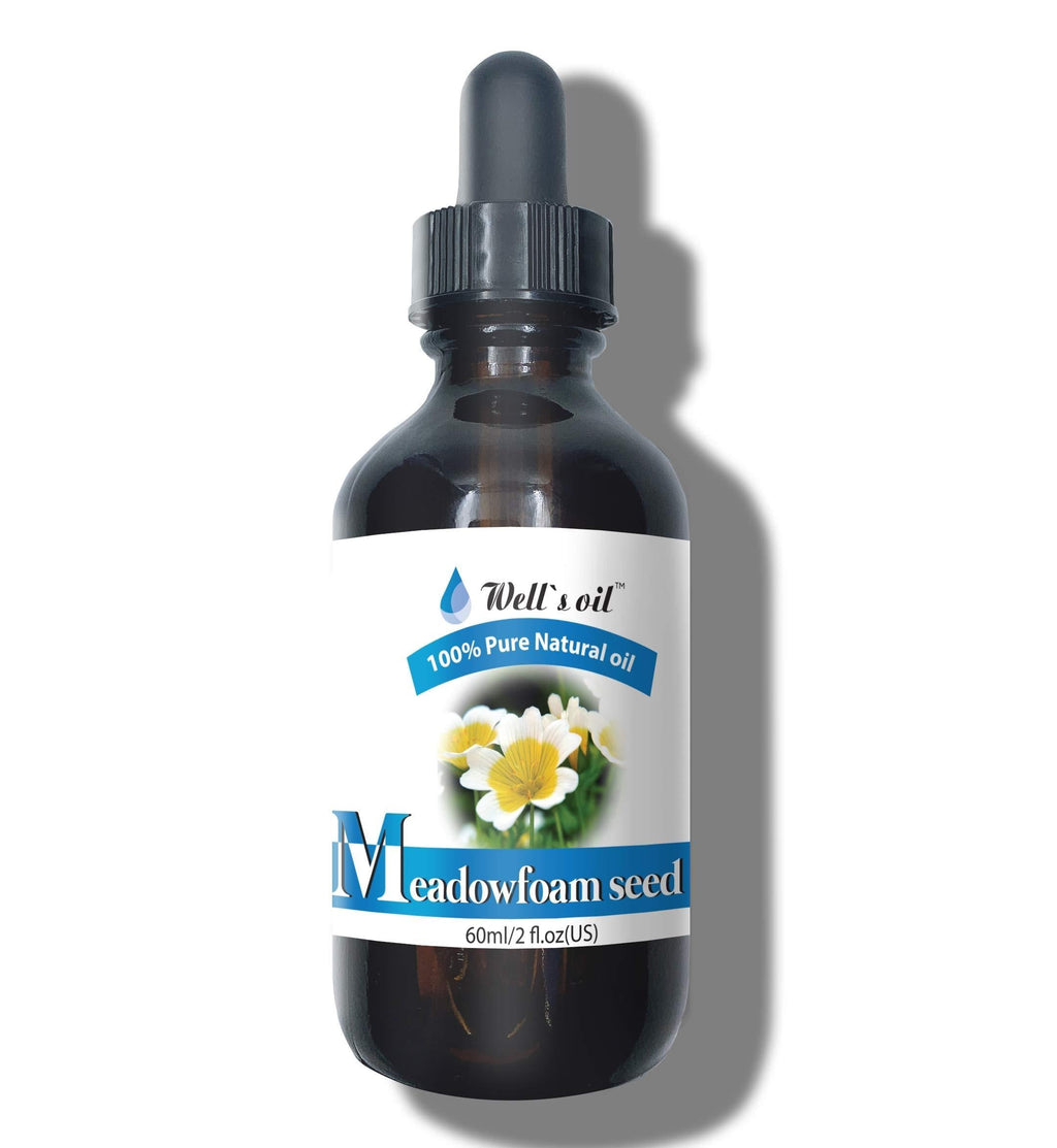 Well's 100% Pure Meadowfoam Seed Oil 2oz / Soften and Moisturizes the Skin / Reduces Stretch Marks / Thickens Eyelashes - BeesActive Australia