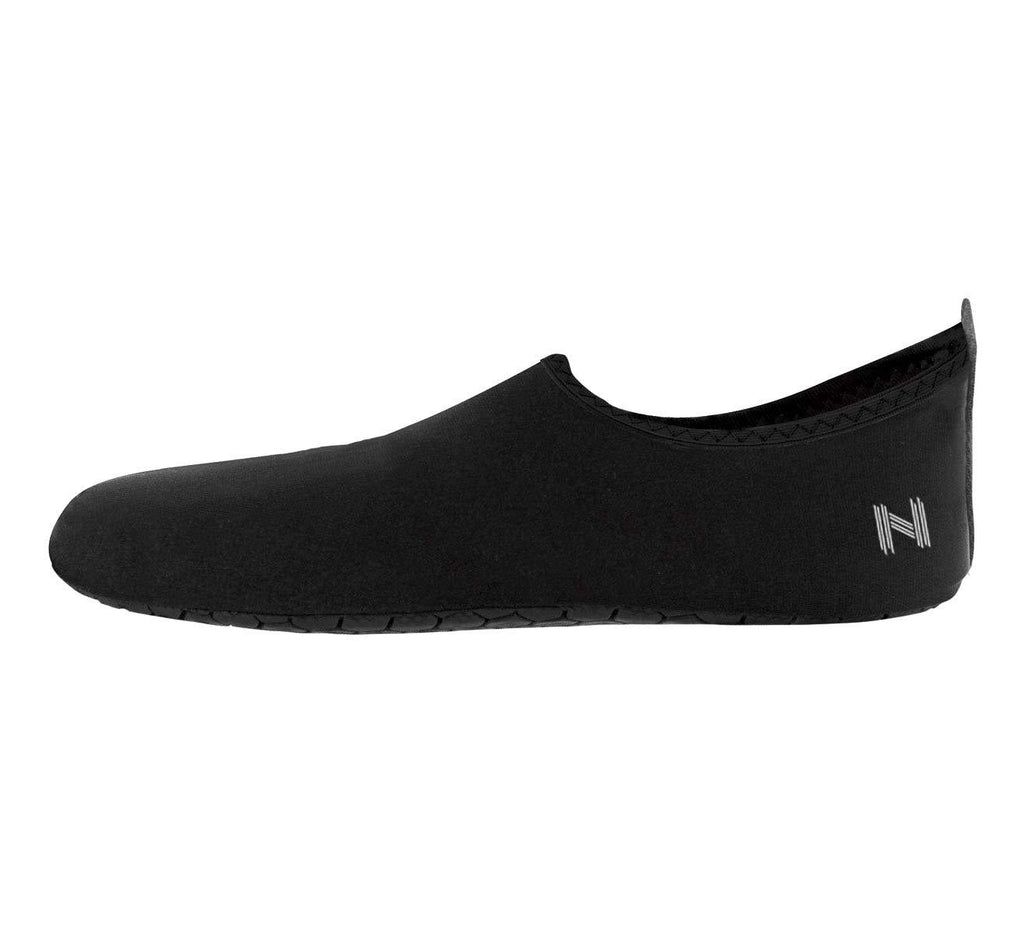 [AUSTRALIA] - Nufoot Futsole Sport Women's Soft-Sided Shoes for Indoors/Outdoors Large Black 