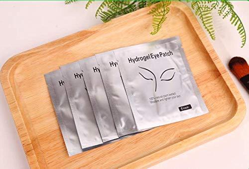 55 Pairs Eyelash Extension Gel Patches Kit, Lash Extension Lint Free Under Hydrogel Eye Mask Pads Beauty Tool with Transparent Cosmetic Bag (normal) normal - BeesActive Australia