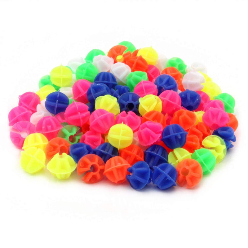 Yun River 108pcs Assorted Colors Bike Bicycle Wheel Spokes Plastic Clip Bead/Spoke Derections - BeesActive Australia