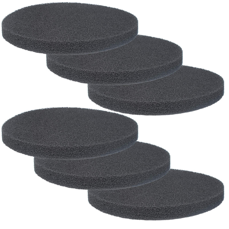 Fx4 Carbon Filter Pads Compatible with Fluval FX4 / FX5 / FX6 Canister Filter,Replacement Carbon Impregnated Foam Pads Pack of 6 - BeesActive Australia