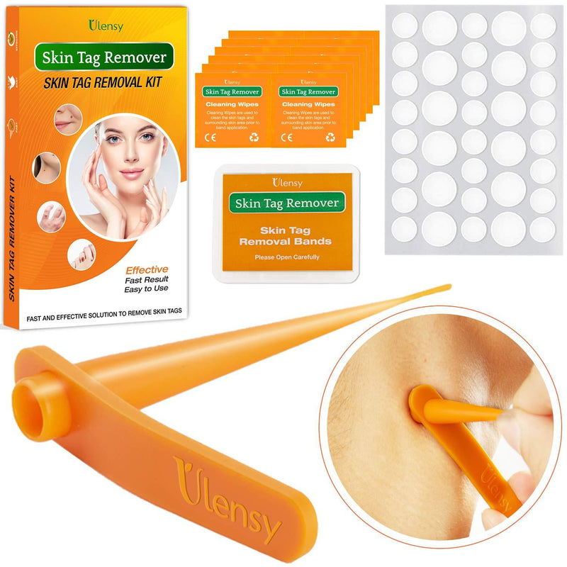 Ulensy Skin Tag Remover, Standard Skin Tag Removal Kit with 36Pcs Repair Patches for Face, Neck, Finger and Body, for Medium to Large (4mm to 8mm) Sized Skin Tags, Safe and Painless, Smooth Results - BeesActive Australia