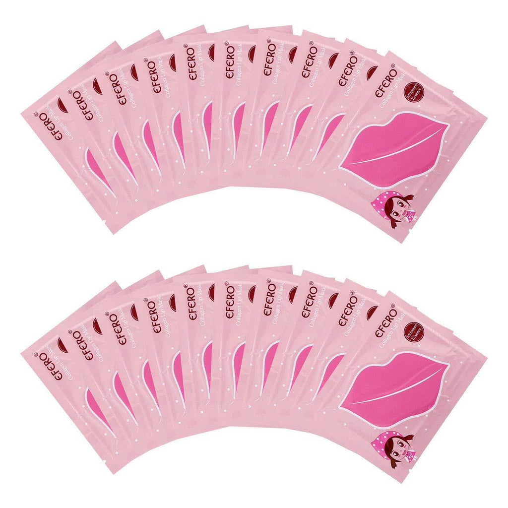 CCbeauty 20-Pack Pink Collagen Crystal Lip Mask Gel Repair Treatment Anti-Wrinkle, Anti-Aging Moisturizing Lip Plumer Lip Mouth Care - BeesActive Australia