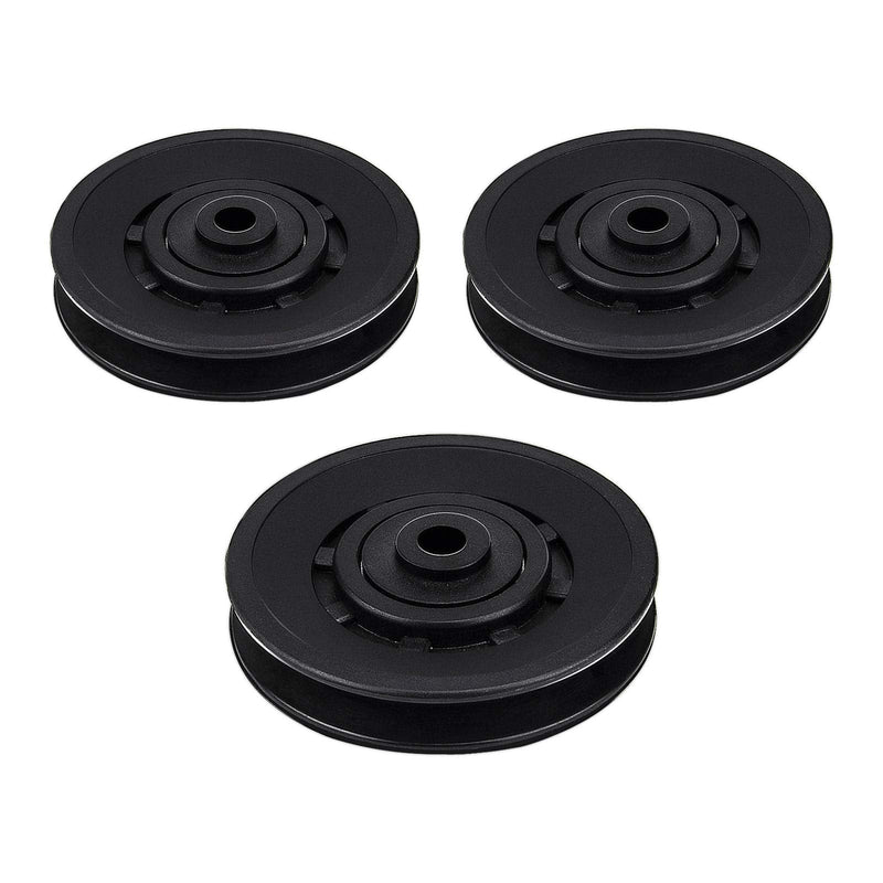 KYLIN SPORT 90mm Universal Wearproof Abration Bearing Pulley Wheel for Gym Equipment Part 3 PCS - BeesActive Australia