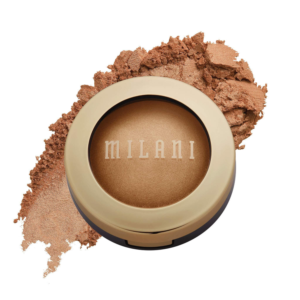 Milani Baked Highlighter (Bronze Splendore) - Cruelty-Free Powder Highlighter, Highlight Face for a Shimmery or Matte Finish Bronze Splendore - BeesActive Australia