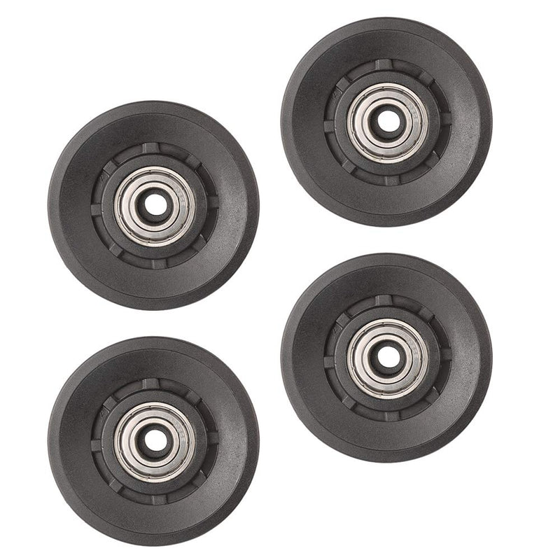 Topfinder 90mm Universal Bearing Pulley Wheel for Cable Machine Gym Equipment Part Garage Door 4 PCS - BeesActive Australia