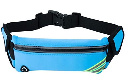 MIDODU Running Belt Waist Pack Water Resistant Runners Belt Fanny Pack for Hiking Fitness Jogging Adjustable Running Pouch for All Kinds of Phones iPhone Android Windows - BeesActive Australia