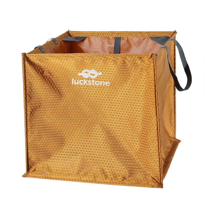 UNISTRENGH Foldable Climbing Rope Bags Tree Working Throw Line Rope Sling Cord Gear Equipments Deploy Rope Cube Storage Bag for Outdoor Climbing Tools and Accessories Apricot Yellow - BeesActive Australia