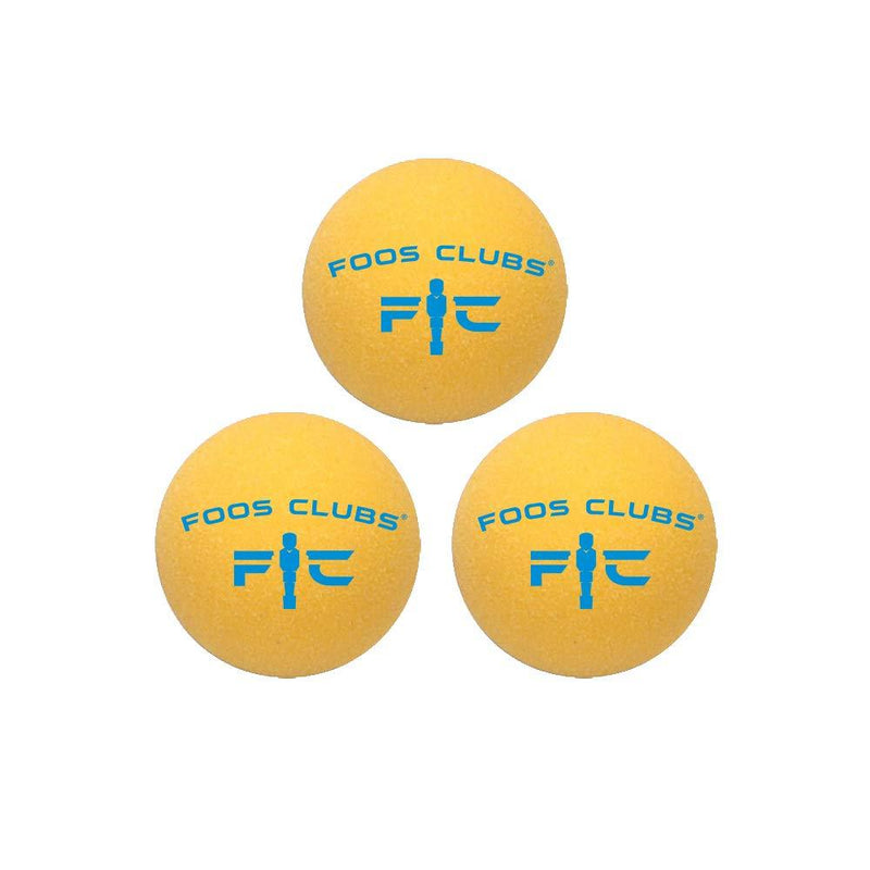 Foos Clubs Foosballs - Professional Tournament Quality - Great for Home Play, Rec Centers and Tournaments - Set of 3 Foosball Balls. - BeesActive Australia