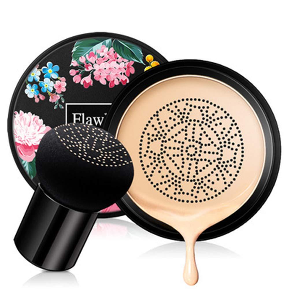 Air Cushion CC Cream Moisturizing Concealer Mushroom Head Brush Waterproof Makeup Foundation Moisture BB Cream for Women Girls (flower) - BeesActive Australia