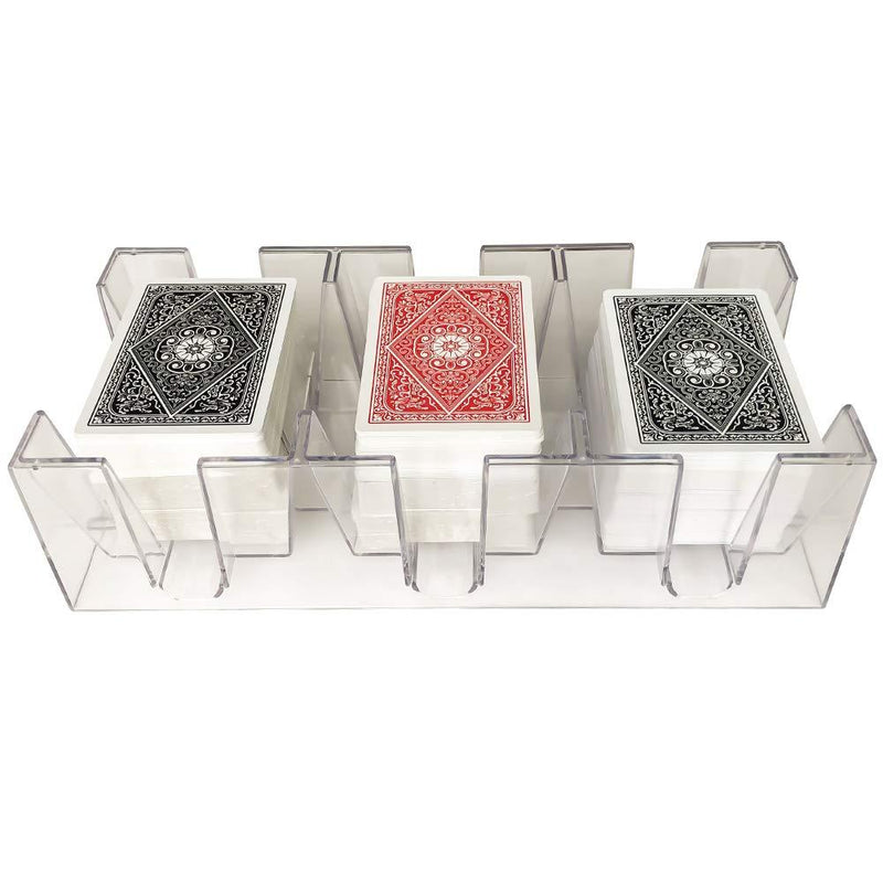 [AUSTRALIA] - Yuanhe 9 Deck Clear Canasta Playing Card Tray 
