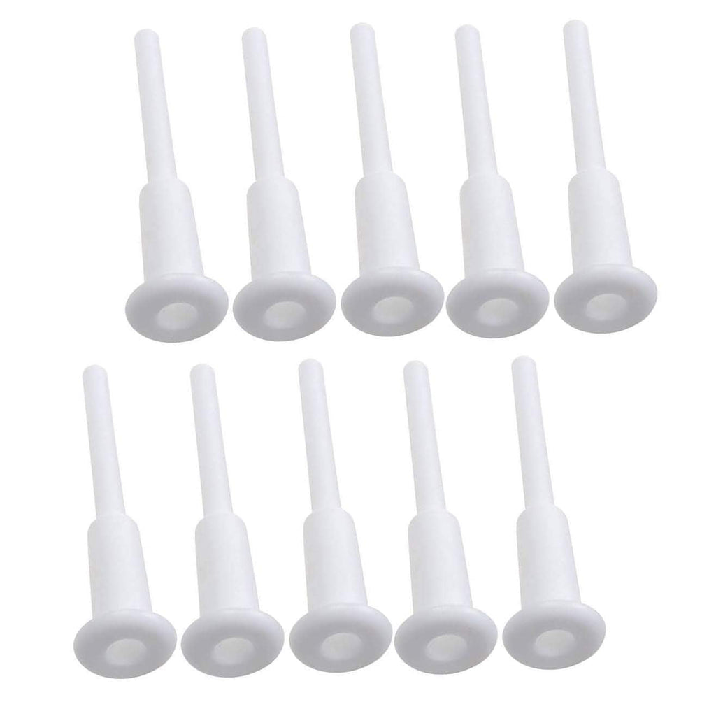 30Pcs Fitness Exercise Sport Yoga Ball Inflatable Bed Pool Air Stopper Plug Pin Plastic Replacement Plug Pin, 50MM in Lnegth (White) - BeesActive Australia