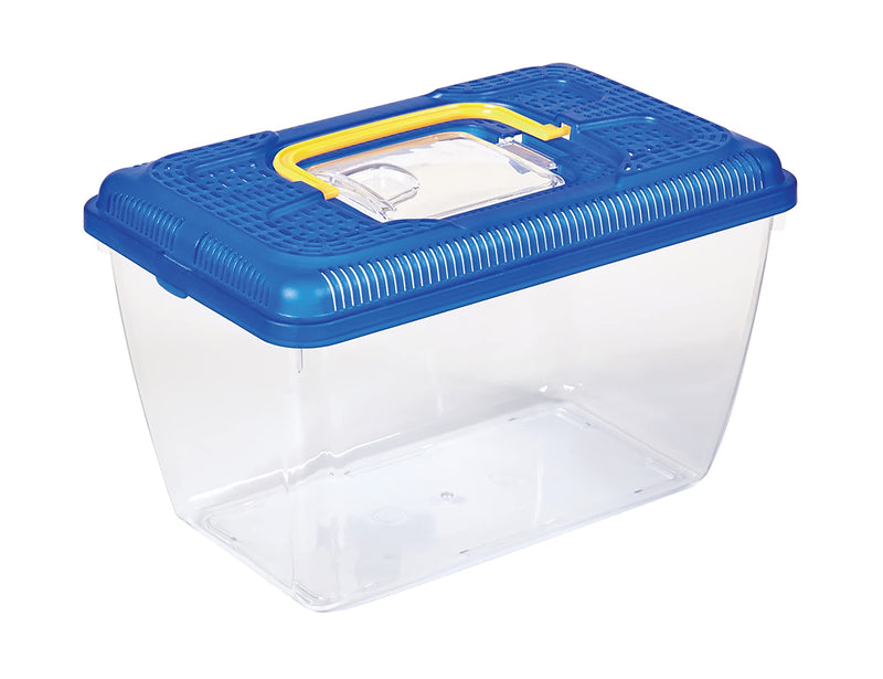 Penn-Plax Small World Habitat – Portable Clear & Transparent Plastic Tank – Excellent for Small Critters & Creatures – Easy to Clean & Handle – Great for Indoors & Outdoors 1 Gallon - BeesActive Australia