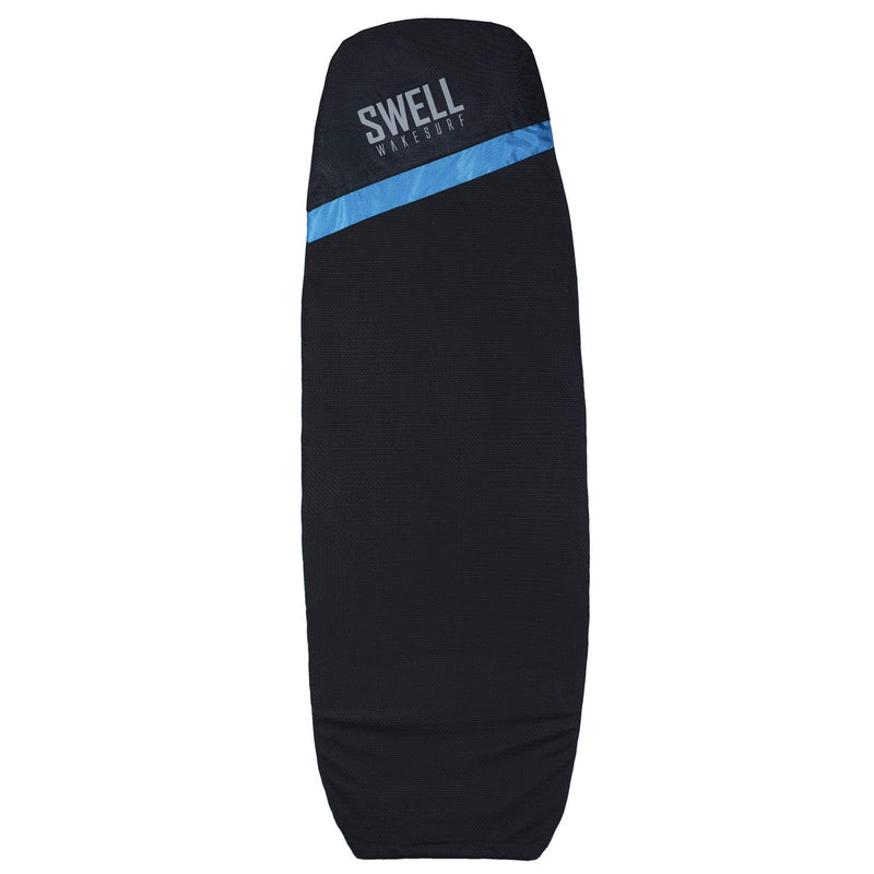 SWELL Wakesurf - Adjustable Length Wakesurf Board Sock with Padded Nose and Pocket - Wakeboard Cover - One Size Fits All Surfboard Bag Snub Nose - Blue - BeesActive Australia