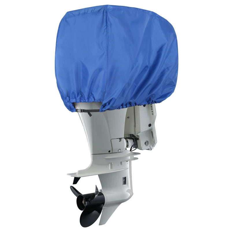 Explore Land Outboard Motor Cover - Waterproof 600D Heavy Duty Boat Engine Hood Covers - Fit for Motor 25-50 HP, Blue - BeesActive Australia
