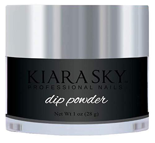 Kiara Sky Dip Powder. Stormy Weather(Dark Grey) Long-Lasting and Lightweight Nail Dipping Powder. (1 Ounce) - BeesActive Australia