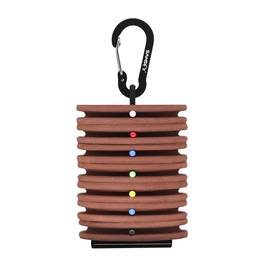 SAMSFX Fishing Tippet Holder with Rigging Foam Fly Fishing Gear for Line Leader Organizer Storage Accessories Brown Rigging Foam-6.9cm/2.7in - BeesActive Australia