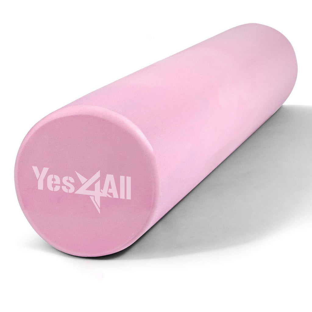 Yes4All EVA Foam Roller for Deep Massage, Rehabilitation and Physical Therapy A. Pink 18-inch - BeesActive Australia