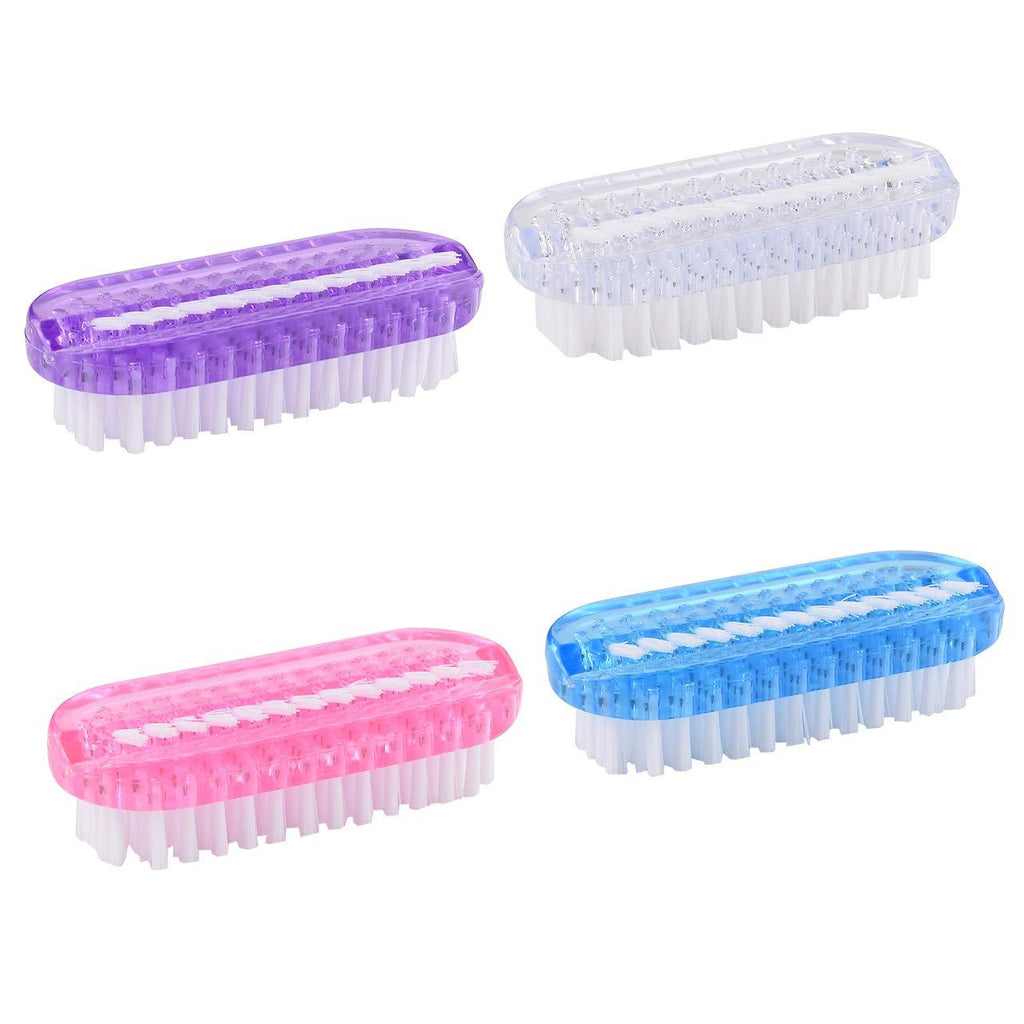 CM Two-sided Manicure Nail Brush Fingernail Scrubbing Cleaning Brushes for Hands and Nails, 4 Pack - BeesActive Australia