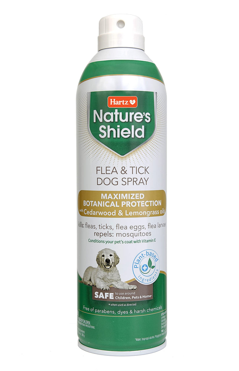 Hartz Nature’s Shield Flea & Tick Spray Treatment for Dogs, Natural and Effective Flea & Tick Prevention and Protection for Dogs with Cedarwood and Lemongrass Oil, 14 Ounces - BeesActive Australia