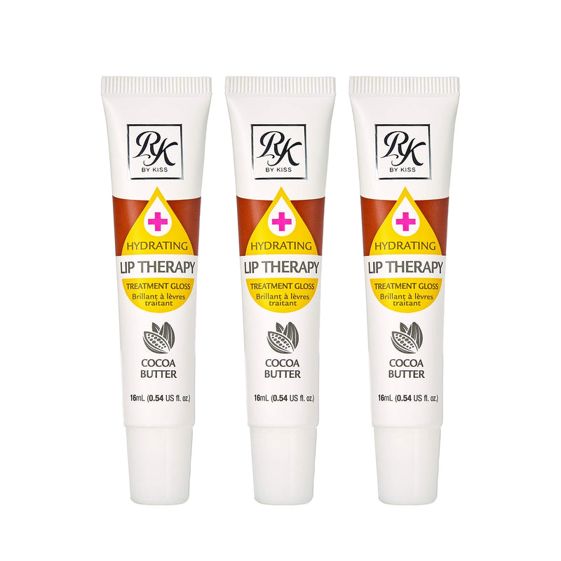 Ruby Kisses Hydrating Lip Therapy Treatment Gloss Cocoa Butter RLO03D1 (3 PACK) 3 PACK - BeesActive Australia