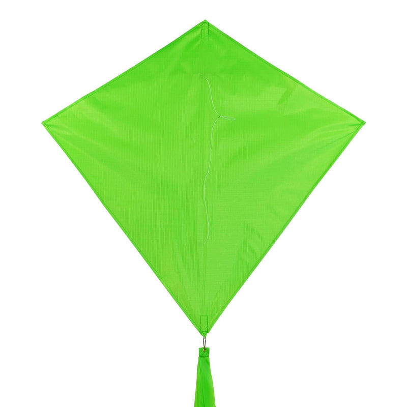 [AUSTRALIA] - In the Breeze 3297 - Lime 30 Inch Diamond Kite - Solid Green, Fun, Easy Flying Kite 