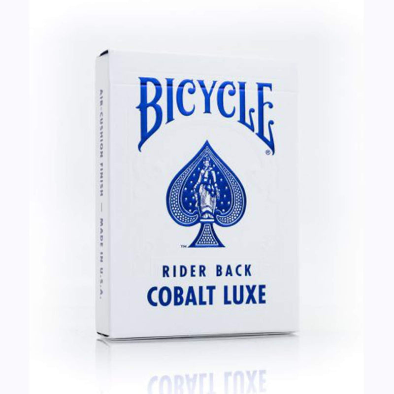 [AUSTRALIA] - SYNCSPIKE Bicycle Rider Back Cobalt Luxe (Blue) & Clear Protective Playing Cards Case 