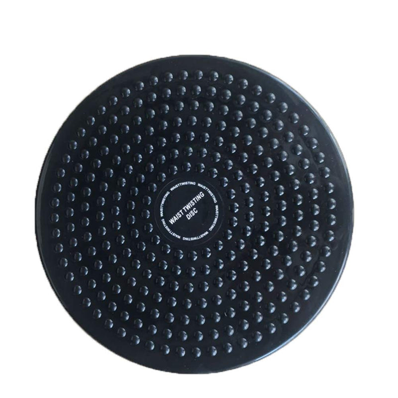 LISSO Twisting Waist Disc, Body Shaping Twisting Waist Machine Rotating Board Female Twister Exercise Sports Equipment Aerobic Exercise Foot Massage Black - BeesActive Australia
