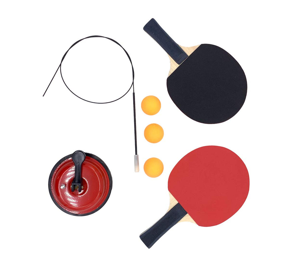 Silfrae Table Tennis Training Set Practice Equipment for Kids Adult Red Plastic - BeesActive Australia