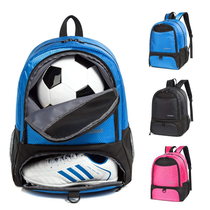 Youth Soccer Bags Soccer Backpack Basketball vollyball Football Bag& Backpack Kids Ages 6 and Up Sports Gym Bag Blue - BeesActive Australia