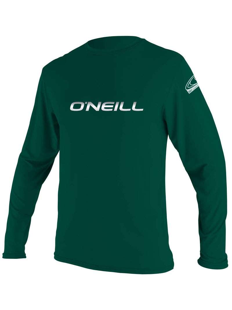 [AUSTRALIA] - O'Neill Youth Basic Skins UPF 50+ Long Sleeve Sun Shirt 16 Deep Green (4341is) 