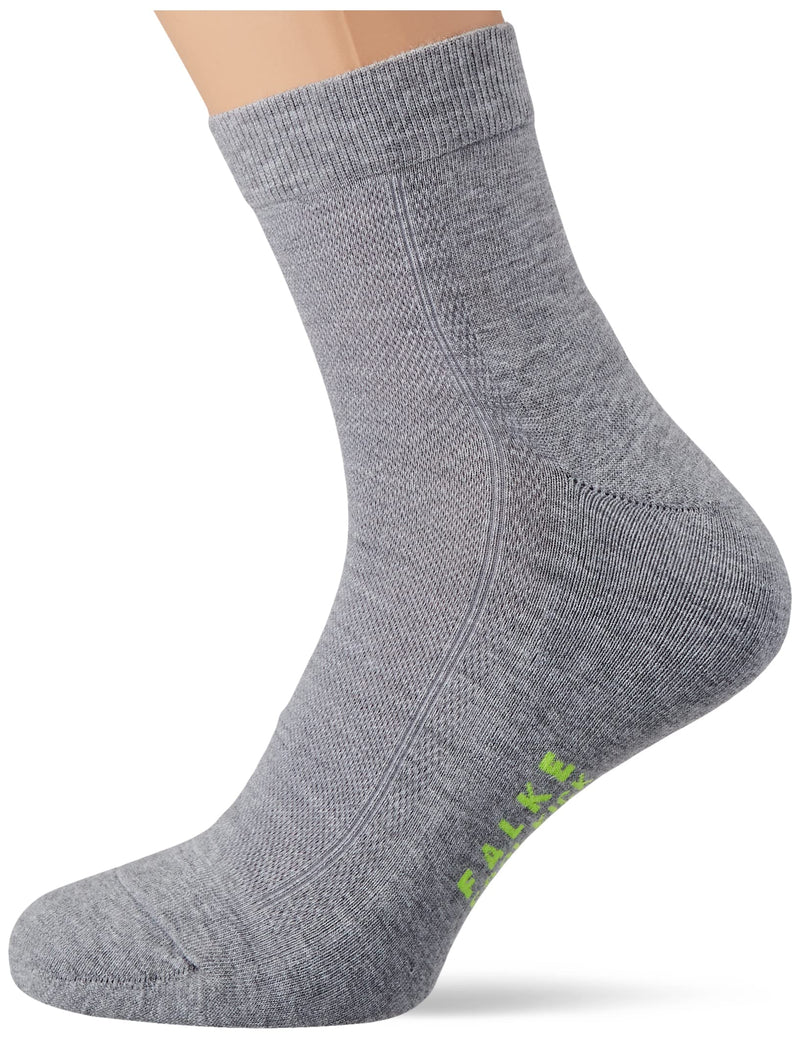 FALKE Unisex-Adult Cool Kick Short Socks, Breathable Quick Dry, More Colors, 1 Pair 12.5-13.5 Grey (Light Grey 3400) - BeesActive Australia