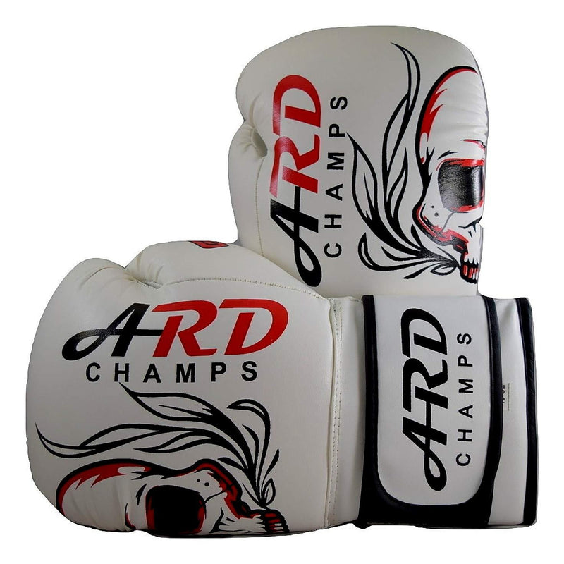 [AUSTRALIA] - ARD Leather Boxing MMA Muay Thai Kick Boxing Punch Training Sparring Gloves MMA 12 OZ 