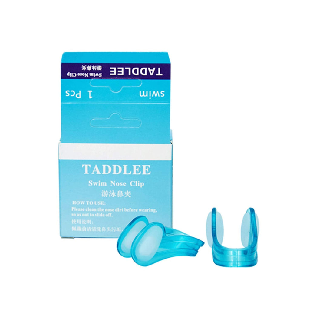 Taddlee Swimming Nose Clips Plugs Adult Protection Sky Blue - BeesActive Australia