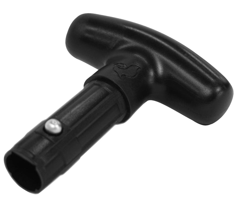 Pelican T-Curved Ergo Handle - Perfect to Convert Your Kayak Paddle into a Single Oar - PS1980, Black, 4.9 x 4.1 x 1.5 inches - BeesActive Australia