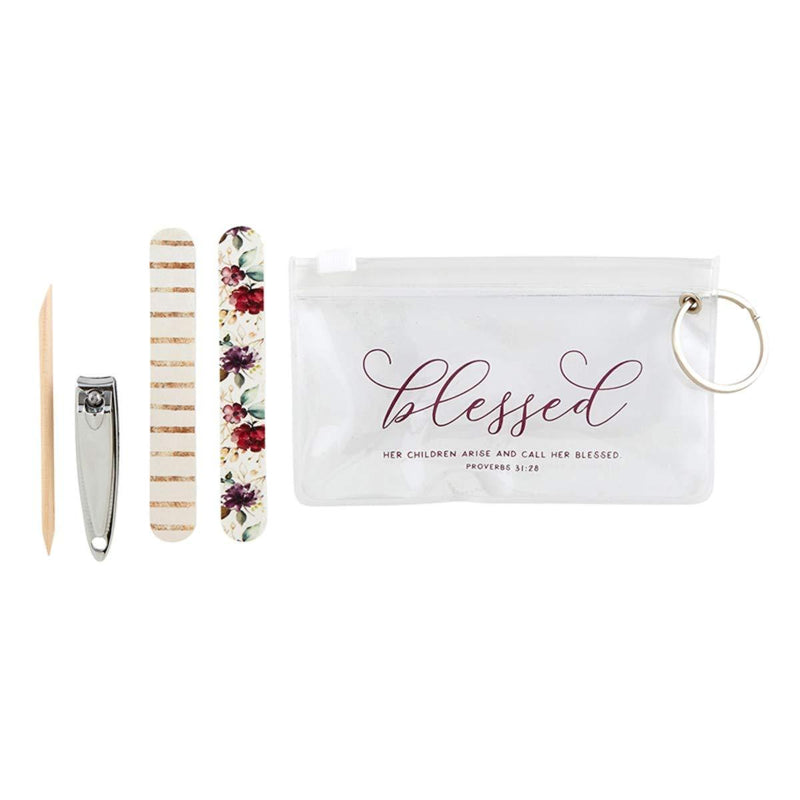 Blessed Proverbs 31:28 Manicure Gift Set For Mother's Day, 6 Piece - BeesActive Australia