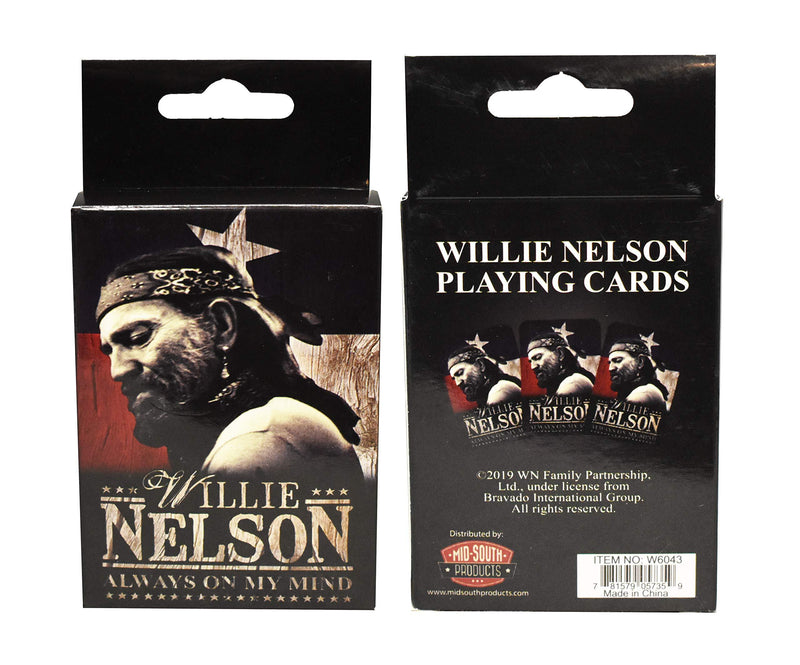 [AUSTRALIA] - Midsouth Products Willie Nelson Playing Cards - Willie Nelson Always On My Mind 