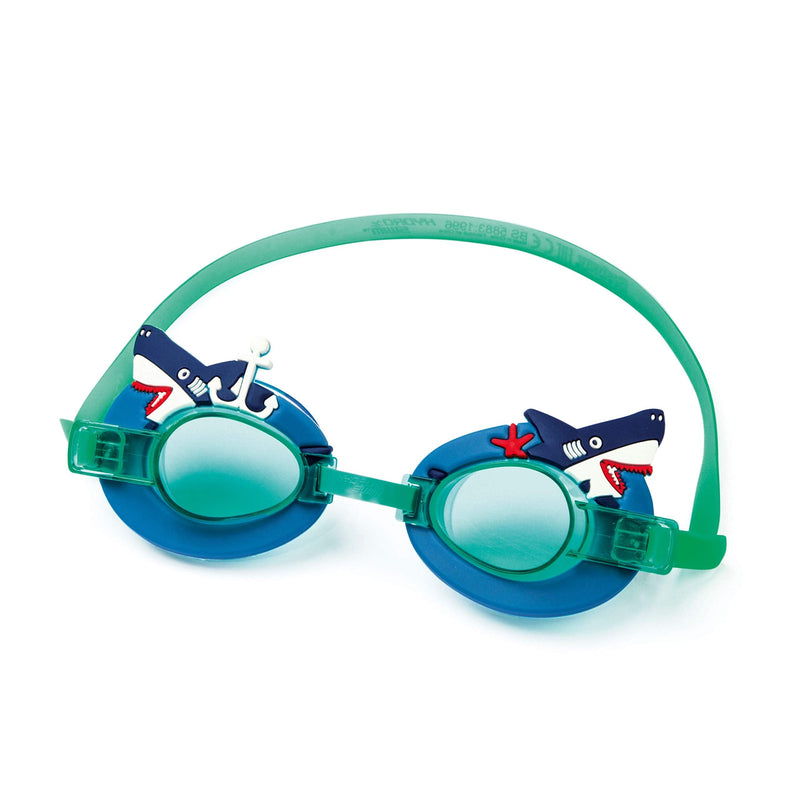 Hydro-Swim Bestway Character Kids Goggles, Shark, Mulitcolor, Youth (10275) - BeesActive Australia