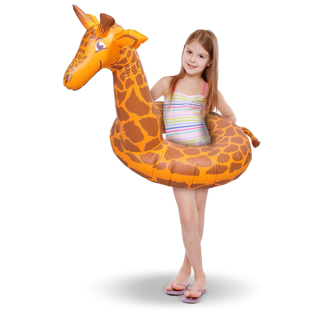 [AUSTRALIA] - GoFloats Stretch the Giraffe Party Tube Inflatable Raft Party Tube Jr 