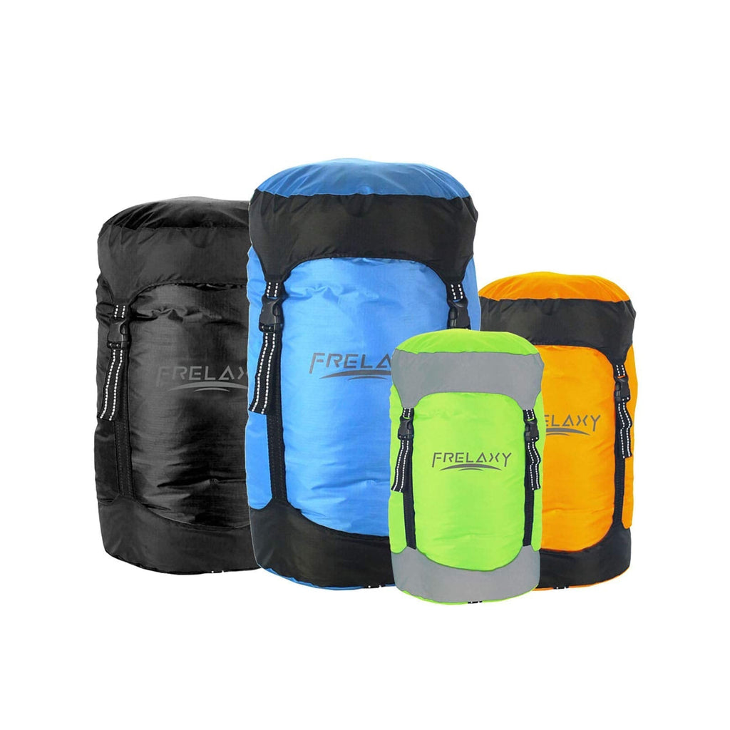 Frelaxy Compression Sack, 40% More Storage! 11L/18L/30L/45L/52L Compression Stuff Sack, Water-Resistant & Ultralight Sleeping Bag Stuff Sack - Space Saving Gear for Camping, Hiking, Backpacking Black Small - BeesActive Australia