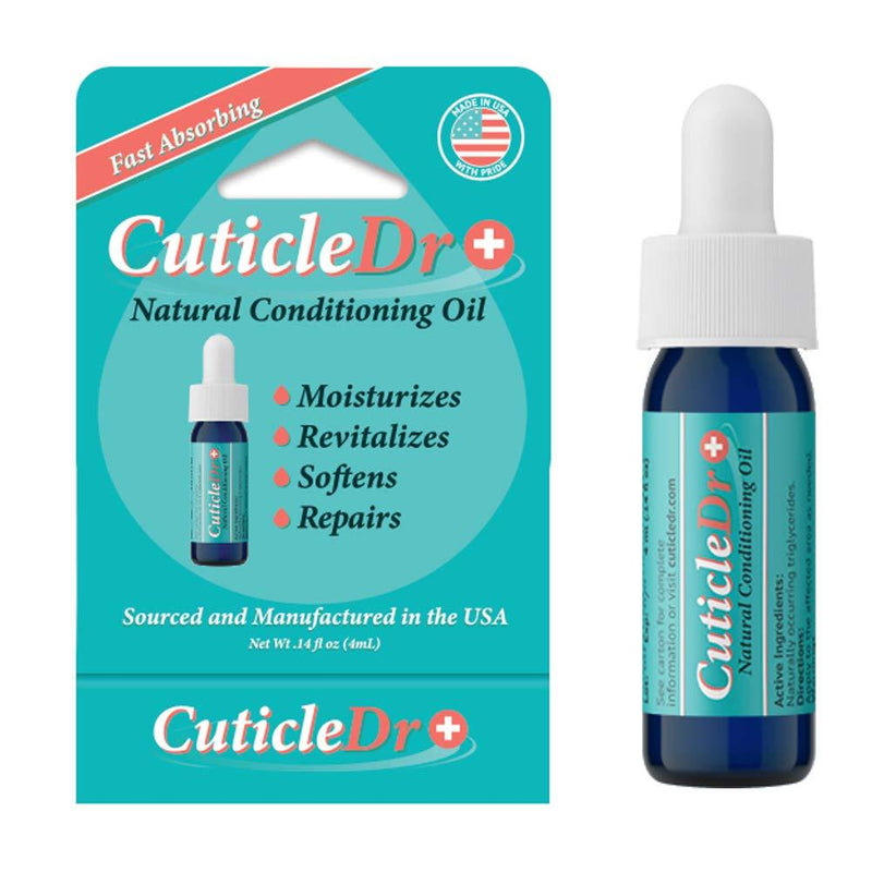 Cuticle Dr - Cuticle Oil for Skin and Nail Conditioning - All Natural Nail Repair Oil - Moisturizes, Heals and Revitalizes Skin - Lab Certified Cuticle Oil Treatment - Made in USA - 0.14 fl oz / 4 ml - BeesActive Australia