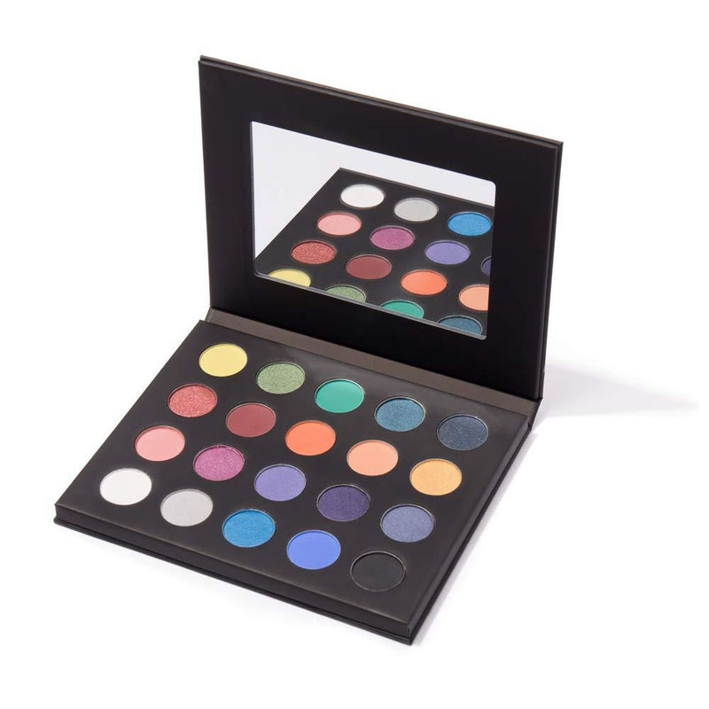 MS Glamour 20 Colors Artist Eyeshadow Palette | Vegan, Cruelty-Free, Highly Pigmented Cosmetics | Matte Shimmer and Satin Professional Makeup | Neutral Long Lasting and Waterproof Makeup Kit - BeesActive Australia