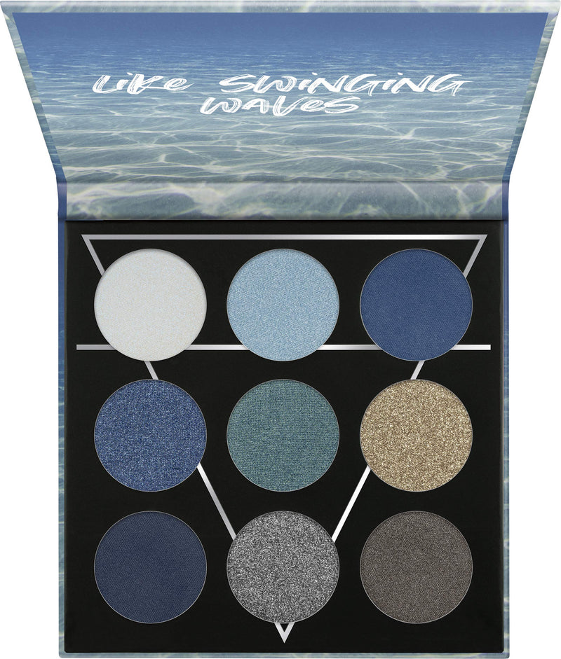 essence | WATER Eyeshadow Palette | 9 Blendable Cool-toned Shades | Gluten & Paraben Free | Cruelty Free - BeesActive Australia