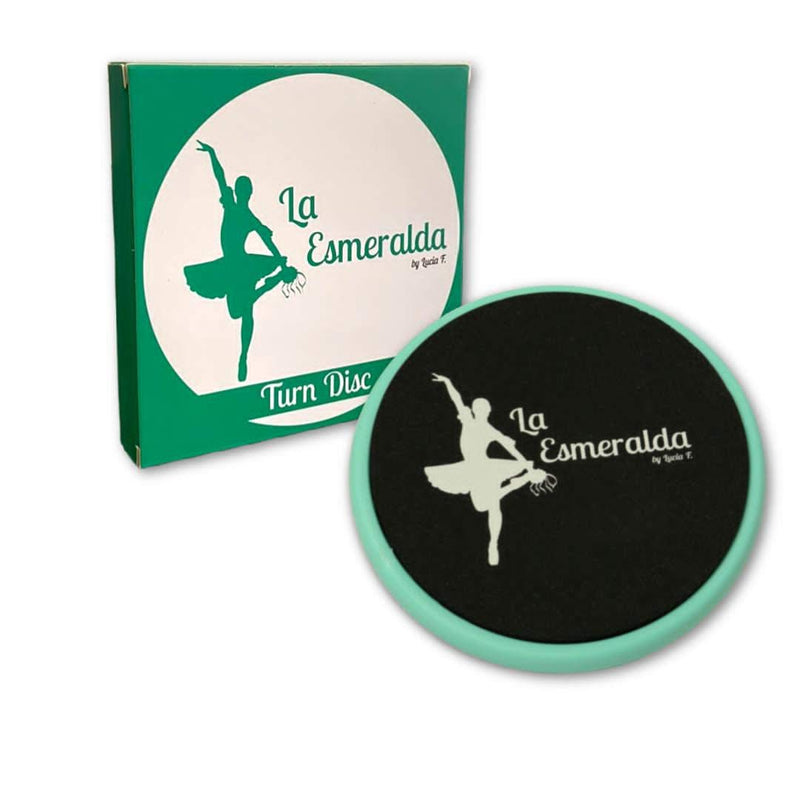La Esmeralda Ballet Turning Board for Dancers, ice Skaters, Gymnasts etc Helps Improve Turns, Balance, Spotting, Stability and Much More. Made with Thick EVA Foam. Turquoise with gift box but without carry bag. - BeesActive Australia
