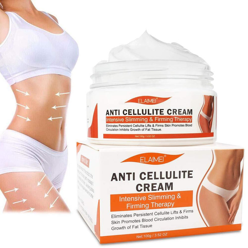 Hot Cream, Cellulite Cream for 100% Complete Cellulite Removal - Slimming Cream with Caffeine Cellulite Treatment - Body Fat Burning Weight Loss Cream for Shaping Waist, Abdomen and Buttocks ELAIMEI - BeesActive Australia